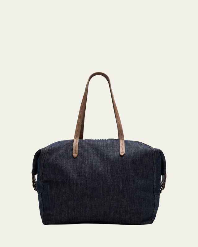 Duo Denim Traveler Shoulder Bag